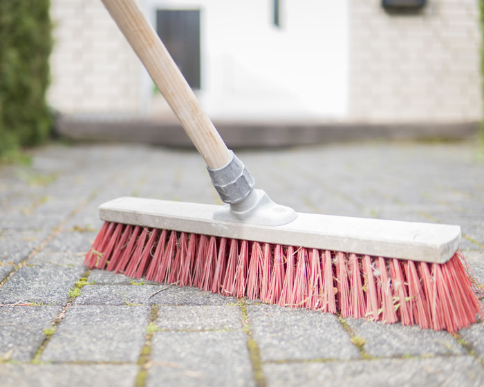 Sweep up litter